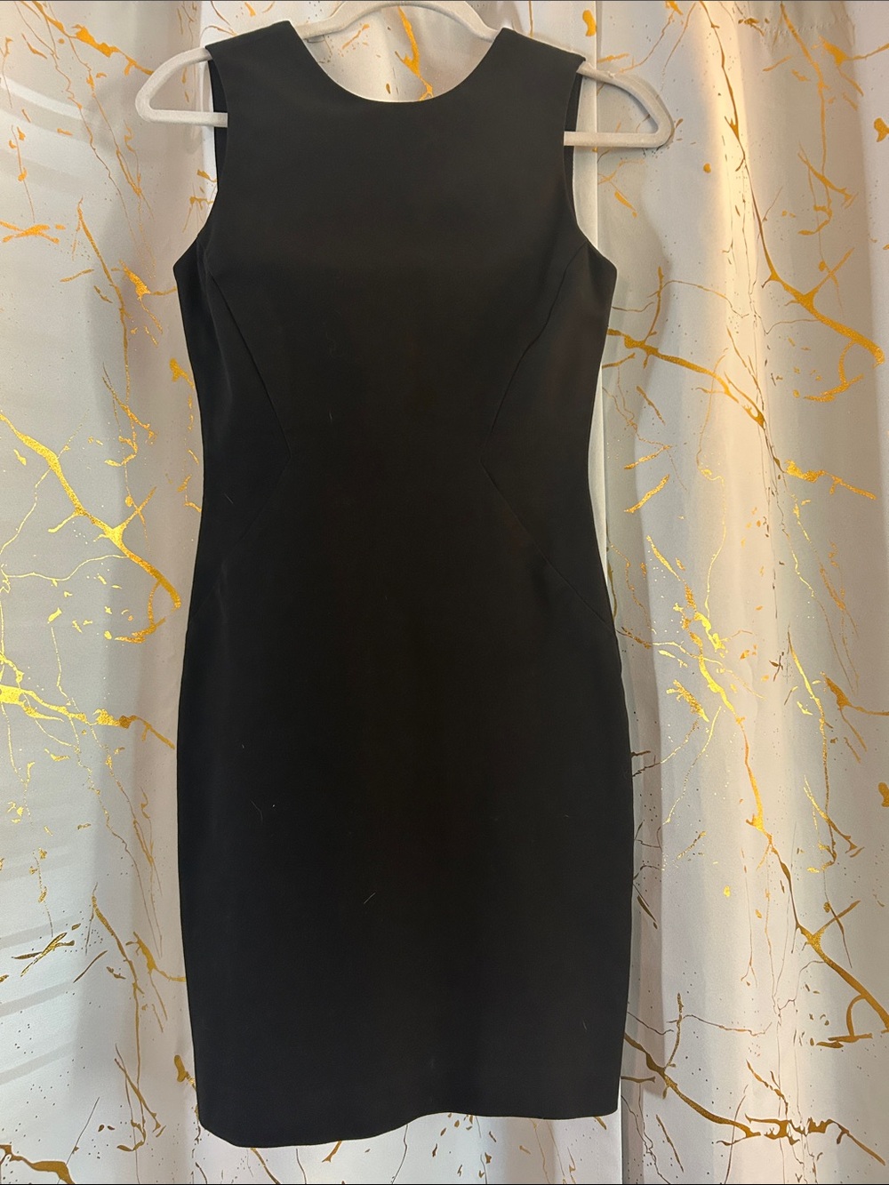 Banana Republic Sleeveless Black Sheath Dress - Timeless Office to Evening Sz 0